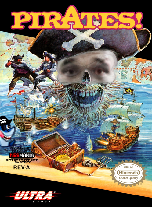 Pirates! parody cover