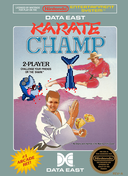 Karate Champ parody cover