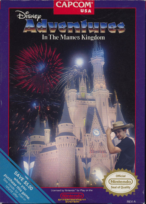 Adventures in the Magic Kingdom parody cover