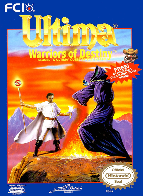 Ultima V: Warriors of Destiny parody cover