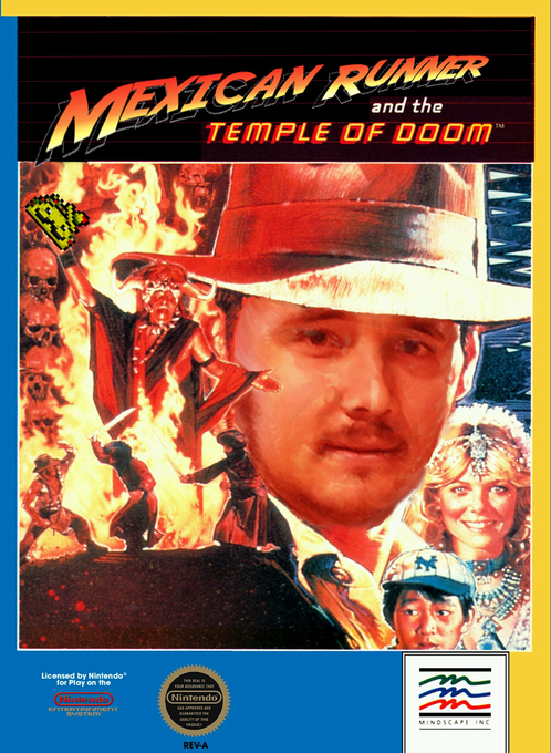 Indiana Jones and the Temple of Doom parody cover