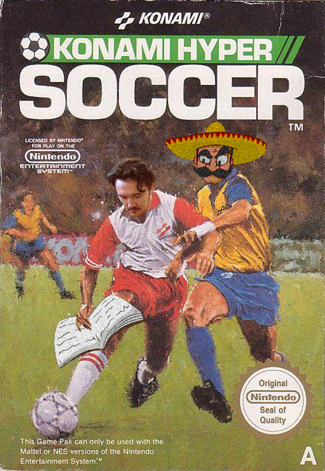 Konami Hyper Soccer (PAL) parody cover