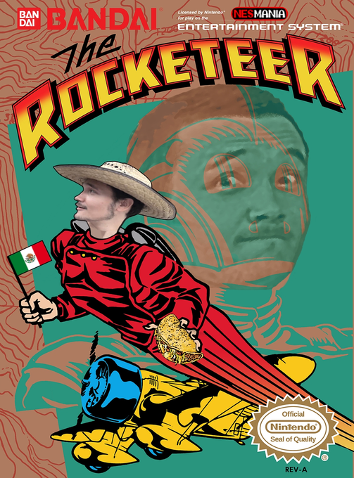 The Rocketeer parody cover