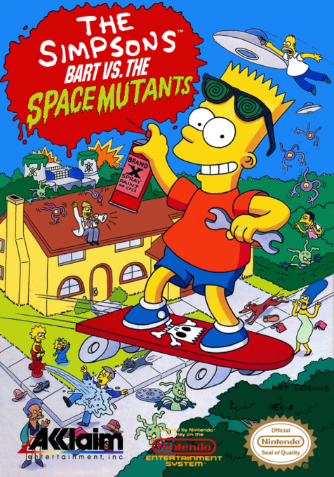 The Simpsons: Bart vs. the Space Mutants cover