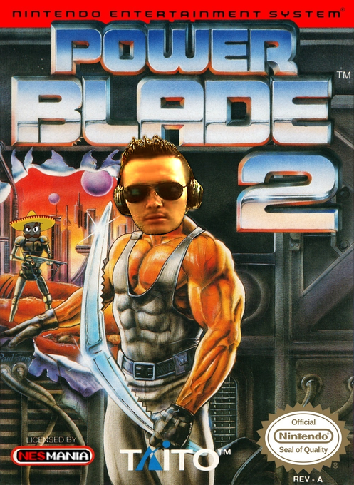 Power Blade 2 parody cover