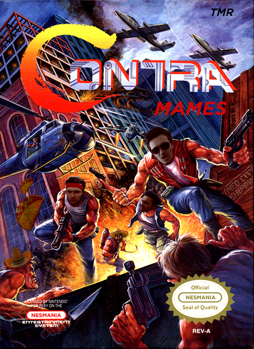 Contra Force parody cover