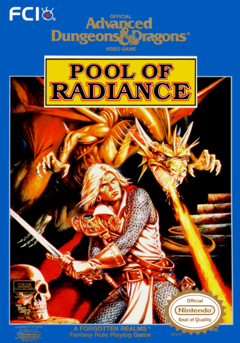 Advanced Dungeons & Dragons: Pool of Radiance cover