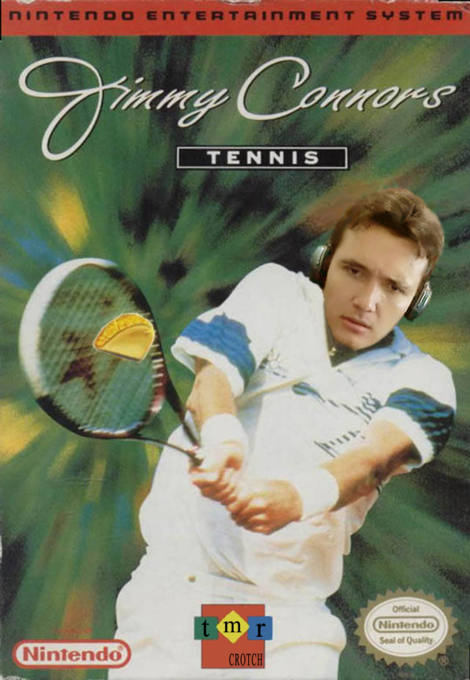 Jimmy Connors Tennis parody cover