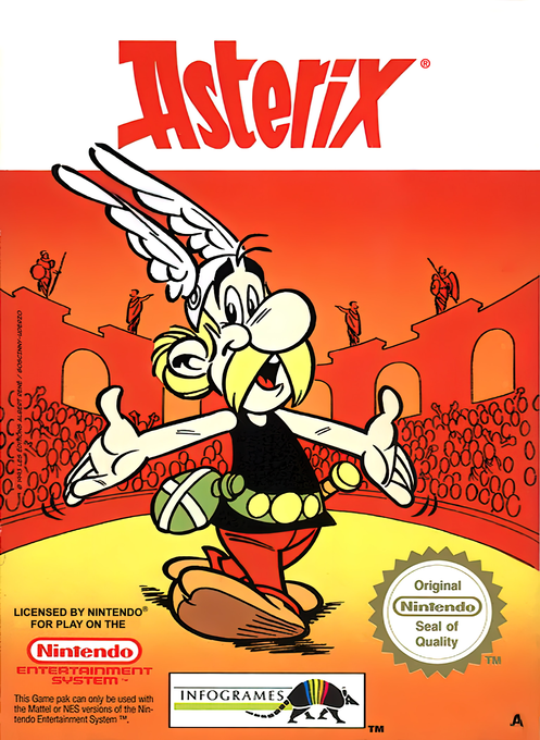 Asterix (PAL) cover