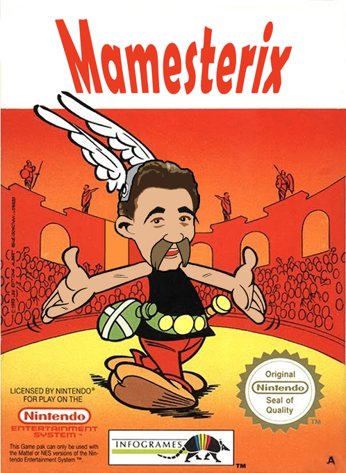 Asterix (PAL) parody cover