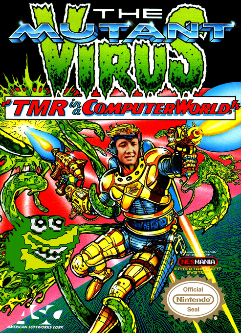 The Mutant Virus: Crisis in a Computer World parody cover