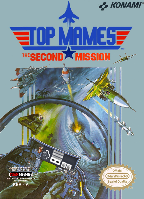 Top Gun: The Second Mission parody cover