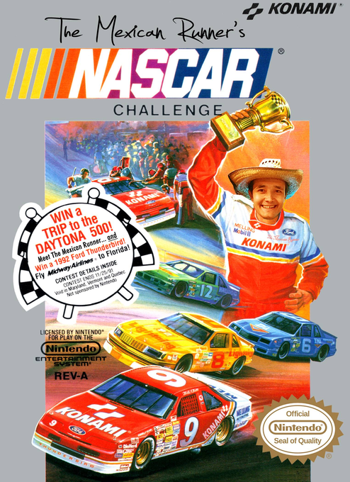 Bill Elliott's NASCAR Challenge parody cover