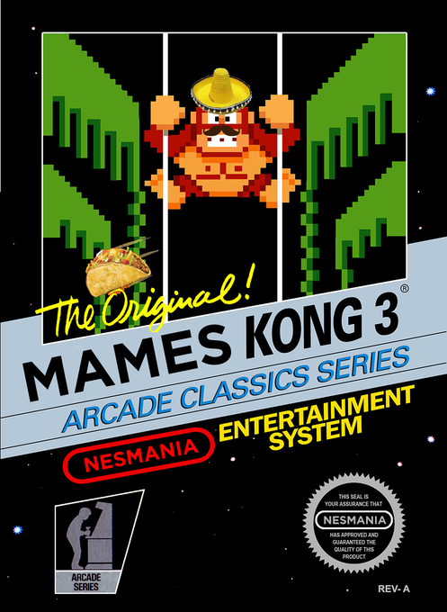 Donkey Kong 3 parody cover