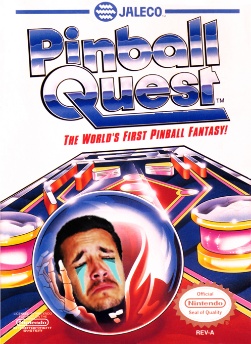 Pinball Quest parody cover