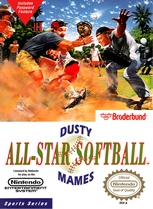 Dusty Diamond's All-Star Softball parody cover