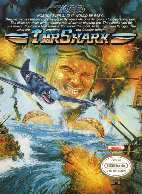 Sky Shark parody cover