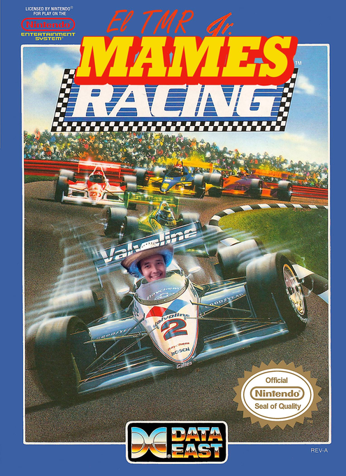 Al Unser Jr.'s Turbo Racing parody cover