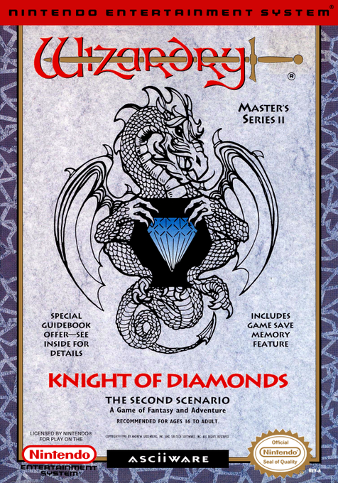 Wizardry II: The Knight of Diamonds cover