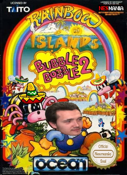 Rainbow Islands: The Story of Bubble Bobble 2 (PAL) parody cover