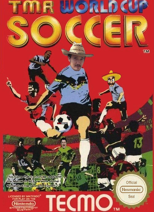 Tecmo World Cup Soccer (PAL) parody cover