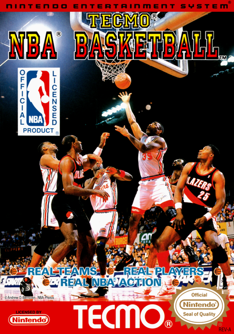 Tecmo NBA Basketball cover