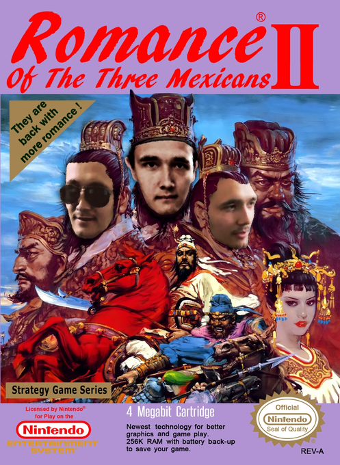 Romance of the Three Kingdoms II parody cover