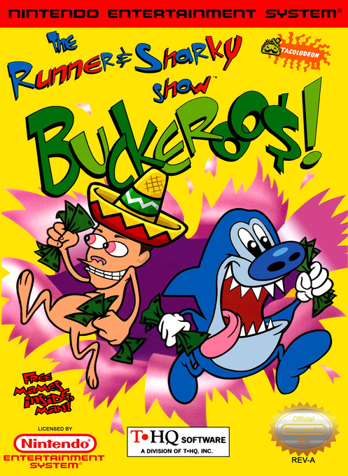 The Ren & Stimpy Show: Buckeroo$! parody cover