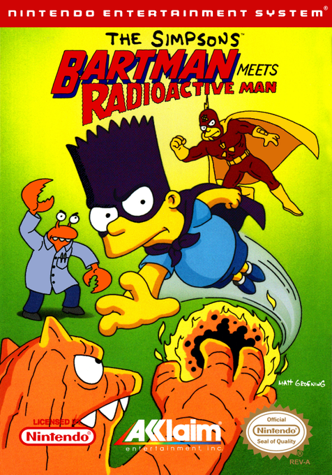 The Simpsons: Bartman Meets Radioactive Man cover