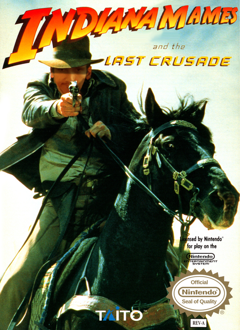 Indiana Jones and the Last Crusade (Taito-1991) parody cover