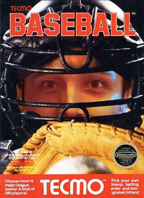 Tecmo Baseball parody cover