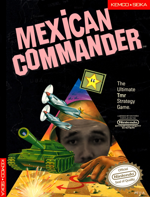 Desert Commander parody cover