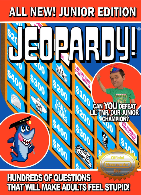 Jeopardy! Junior Edition parody cover