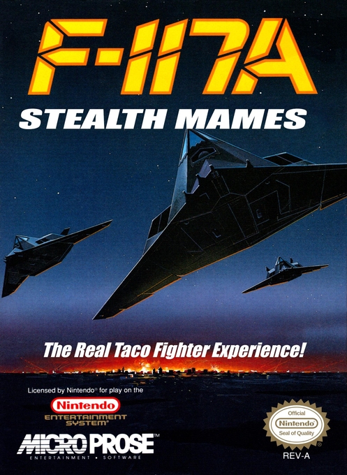 F-117A Stealth Fighter parody cover