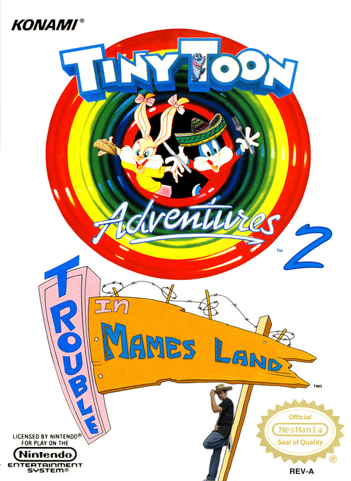 Tiny Toon Adventures 2: Trouble in Wackyland parody cover