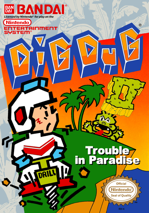 Dig Dug II cover