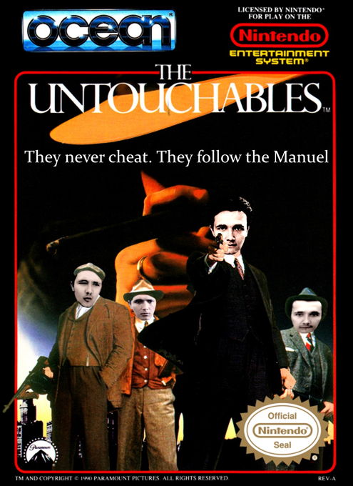 The Untouchables parody cover