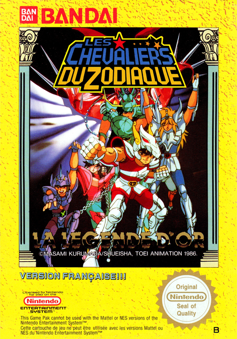 Les Chevaliers du Zodiaque (PAL) cover