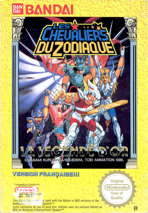 Les Chevaliers du Zodiaque (PAL) parody cover