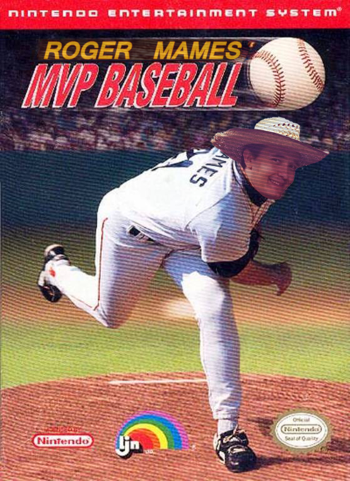 Roger Clemens' MVP Baseball parody cover