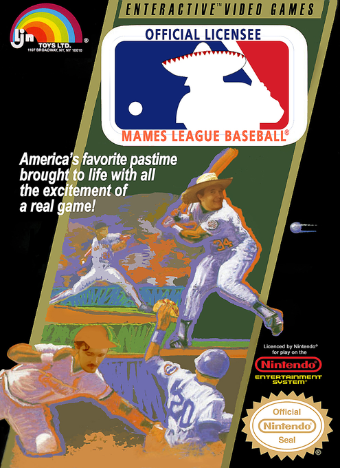 Major League Baseball parody cover