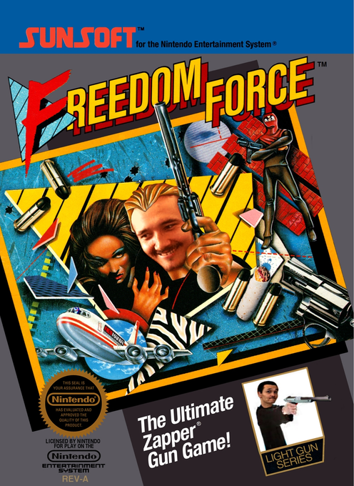 Freedom Force parody cover