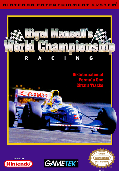 Nigel Mansell's World Championship Racing cover