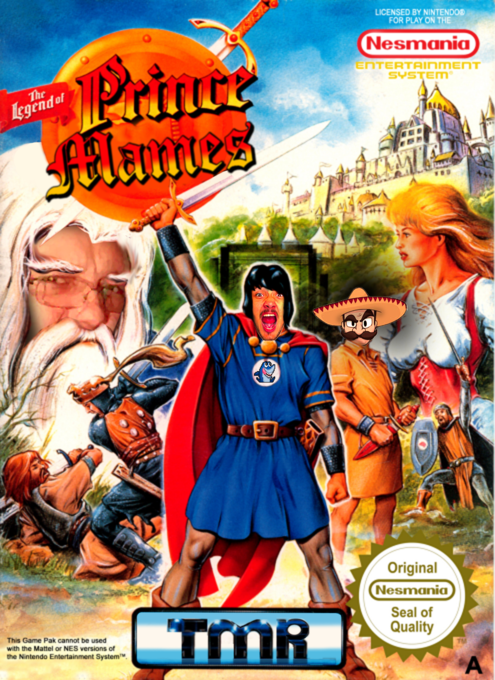 The Legend of Prince Valiant (PAL) parody cover