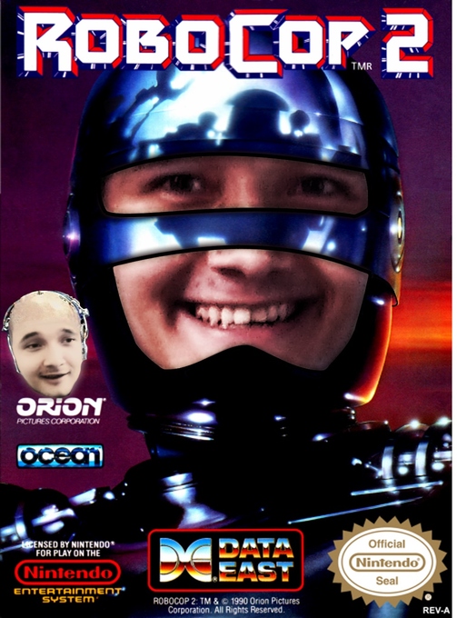 RoboCop 2 parody cover