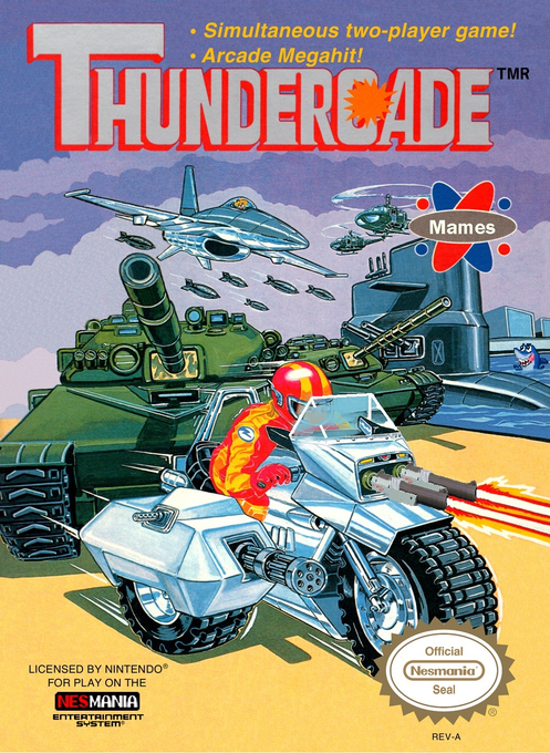 Thundercade parody cover