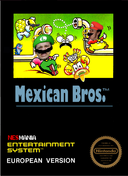 Mario Bros. Classic Series (PAL) parody cover