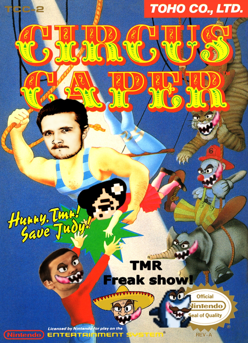 Circus Caper parody cover