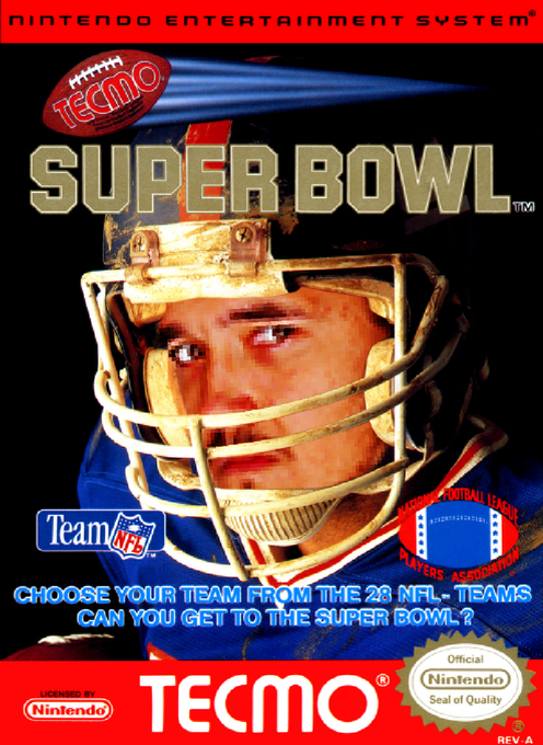 Tecmo Super Bowl parody cover