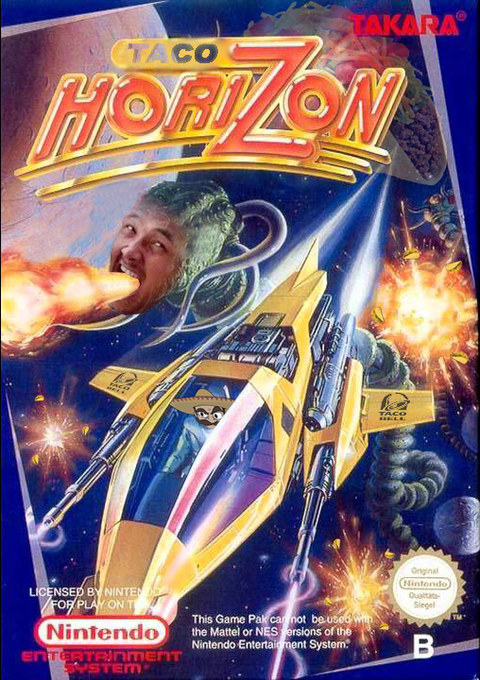 Over Horizon (PAL) parody cover